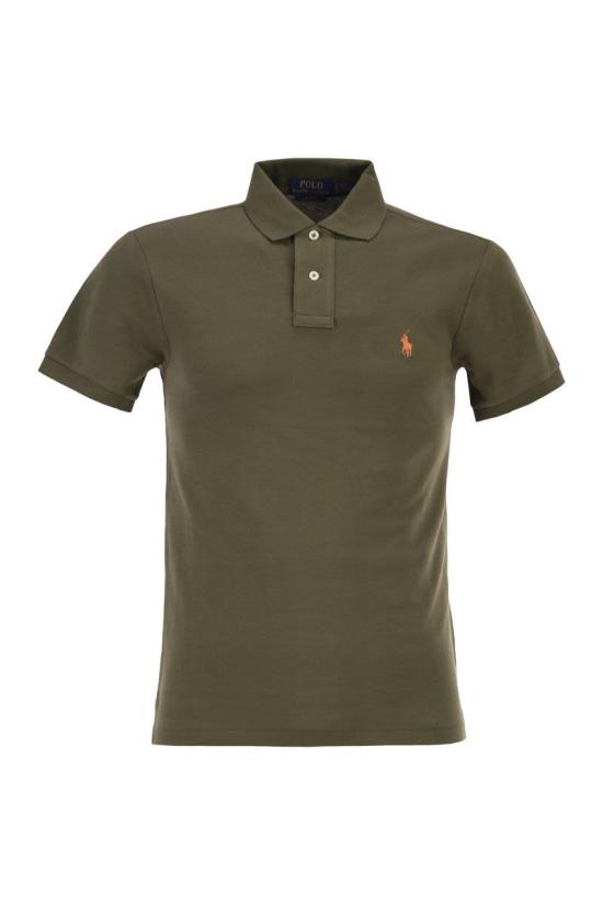  폴로 랄프로렌 반팔 티셔츠 710795080 017 MILITARY GREEN