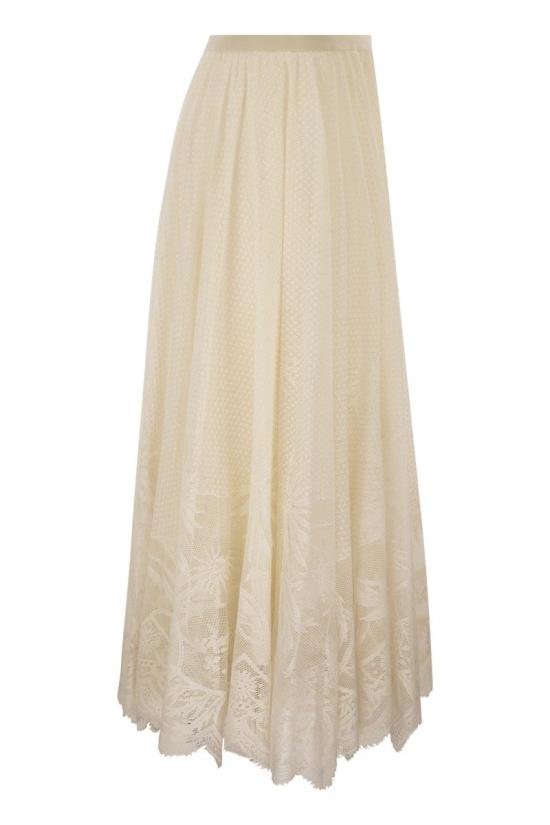 26SS 파비아나 필리피 롱 스커트 GND276F850M217 0145 BUTTER - FABIANA FILIPPI