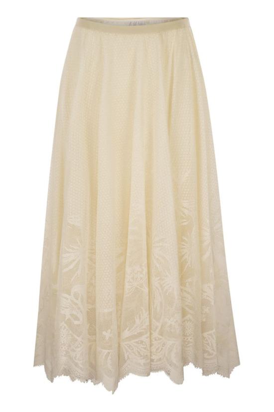 26SS 파비아나 필리피 롱 스커트 GND276F850M217 0145 BUTTER