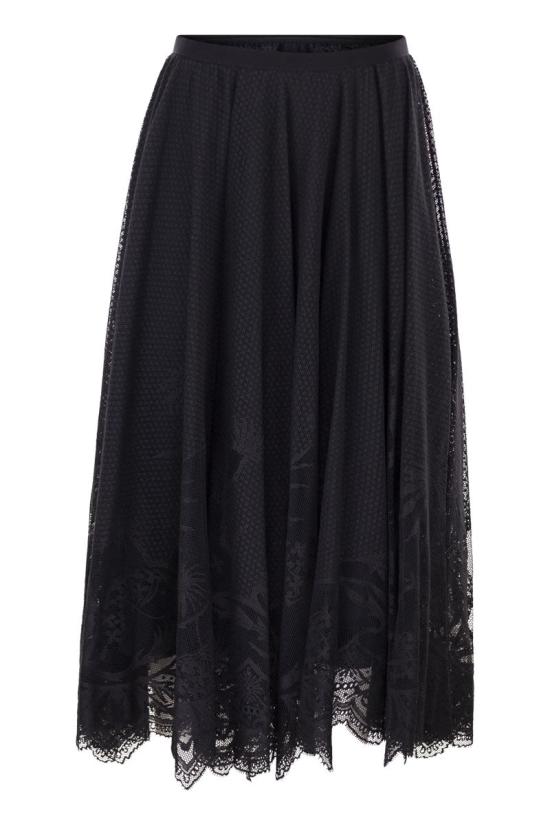 26SS 파비아나 필리피 롱 스커트 GND276F850M217 5146 NIGHT BLUE