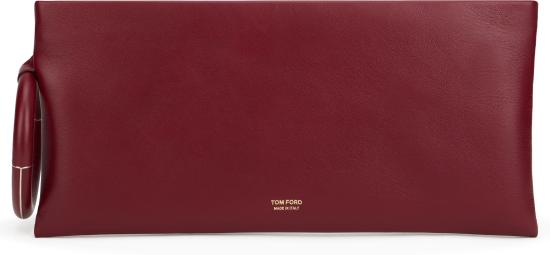 26SS 톰포드 클러치/파우치 L1925LSP043PRAP Burgundy - TOMFORD