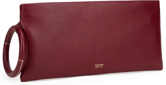 26SS 톰포드 클러치/파우치 L1925LSP043PRAP Burgundy - TOMFORD