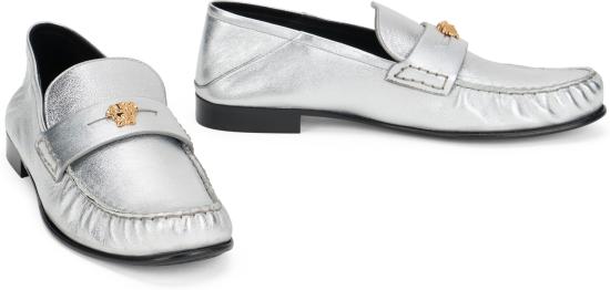 26SS 베르사체 로퍼 10225891A085391E01V Silver - VERSACE