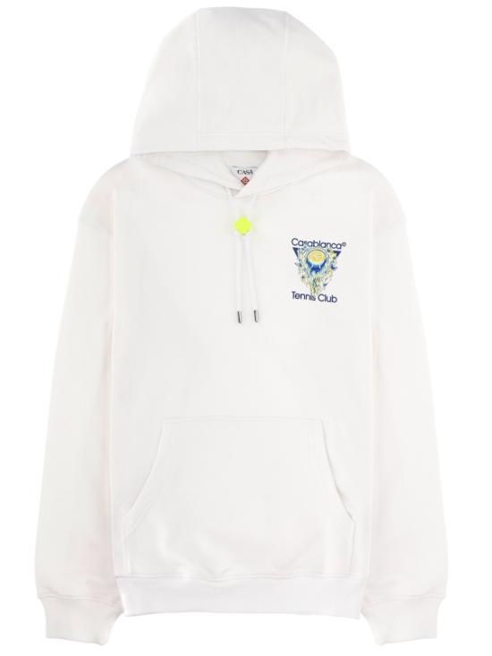 26SS 카사블랑카 스웨터 MSP26JTP292 01TENNISCLUBICON WHITE
