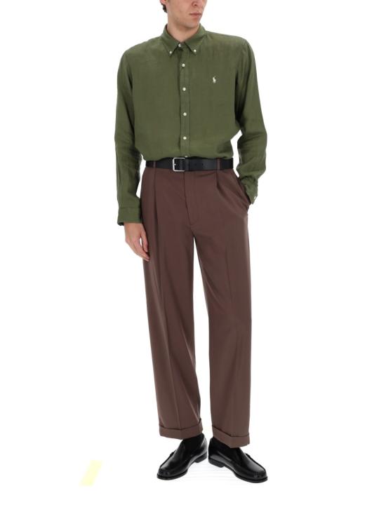 26SS 폴로 랄프로렌 긴팔 셔츠 710966294 513GARDENTRAIL GREEN - POLO RALPH LAUREN