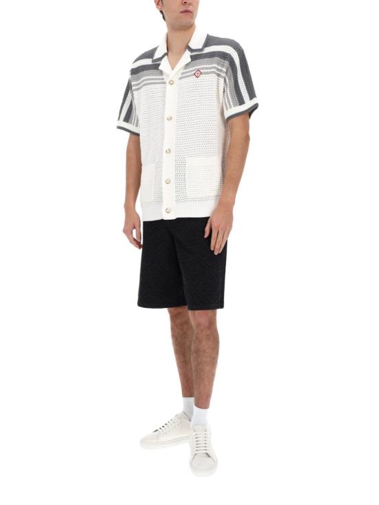 26SS 카사블랑카 긴팔 셔츠 MSP26KW933 01WHITEGREY - CASABLANCA