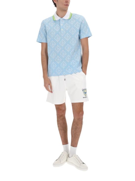 26SS 카사블랑카 반팔 티셔츠 MSP26JTP466 01PALEBLUEWHITE - CASABLANCA