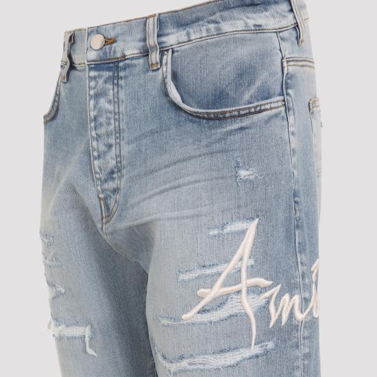 26SS 아미리 스트레이트 팬츠 AMBMJE1060 594 BLUE - AMIRI