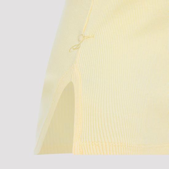 26SS 자크뮈스 반팔 티셔츠 TSW00559AJ00103 210 YELLOW ORANGE - JACQUEMUS