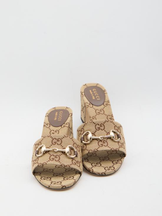 26SS 구찌 홀스빗 슬라이드 샌들 8548829SF10 2544 BEIGE - GUCCI