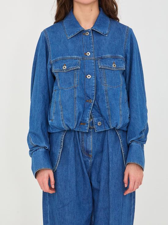 26SS 로에베 벌룬 데님 자켓 S540Y1CX06 5140 LIGHT BLUE