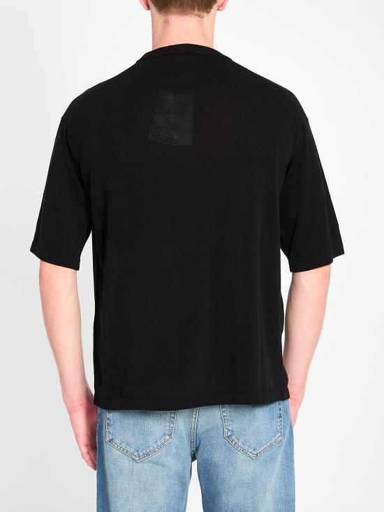 26SS 로베르토 콜리나 반팔 티셔츠 261MYA11021 09 BLACK - ROBERTO COLLINA