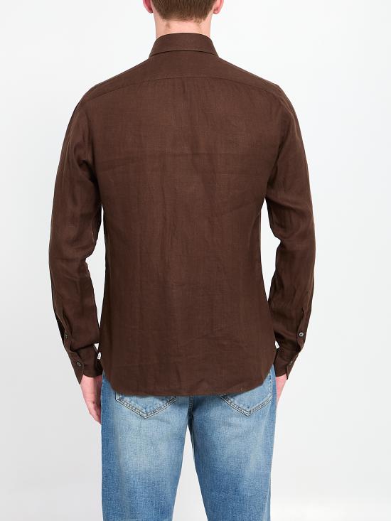 26SS 보리엘로 긴팔 셔츠 22019MARE 11 BROWN - BORRIELLO