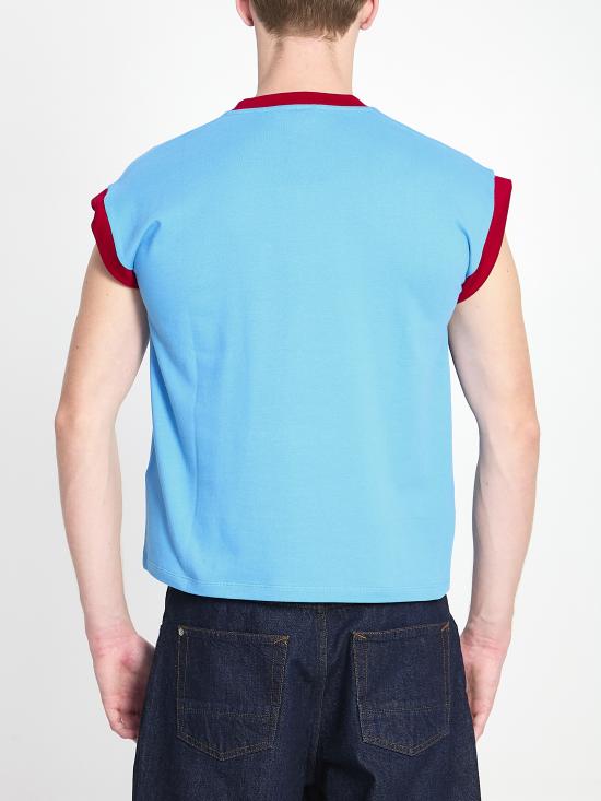 26SS 베르사체 반팔 티셔츠 10245861A17894 2VN80 LIGHT BLUE - VERSACE