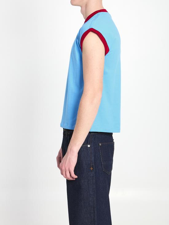 26SS 베르사체 반팔 티셔츠 10245861A17894 2VN80 LIGHT BLUE - VERSACE