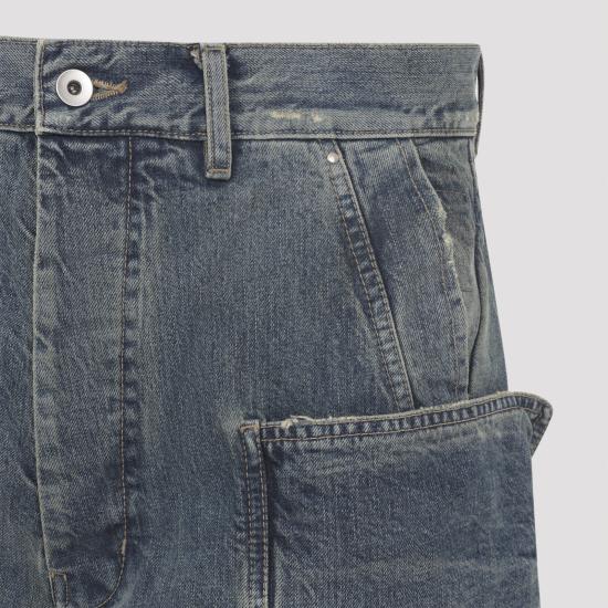 26SS 릭 오웬스 스트레이트 팬츠 DU01F4368DWB 06 WASH INDIGO - RICK OWENS