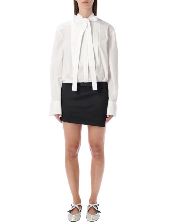 26SS 디 아티코 미디 원피스 WCA00461MIX067AA 020 WHITE BLACK