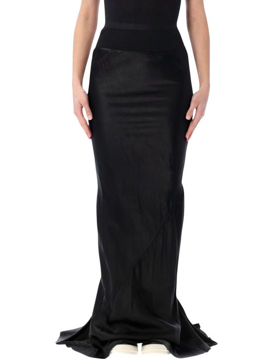 26SS 릭 오웬스 롱 스커트 RP01F6381N 09 BLACK