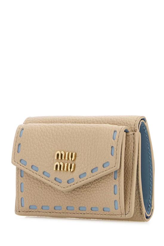 26SS 미우미우 가죽소품 5MH0212IIB F05DQ BEIGE O TAN - MIU MIU