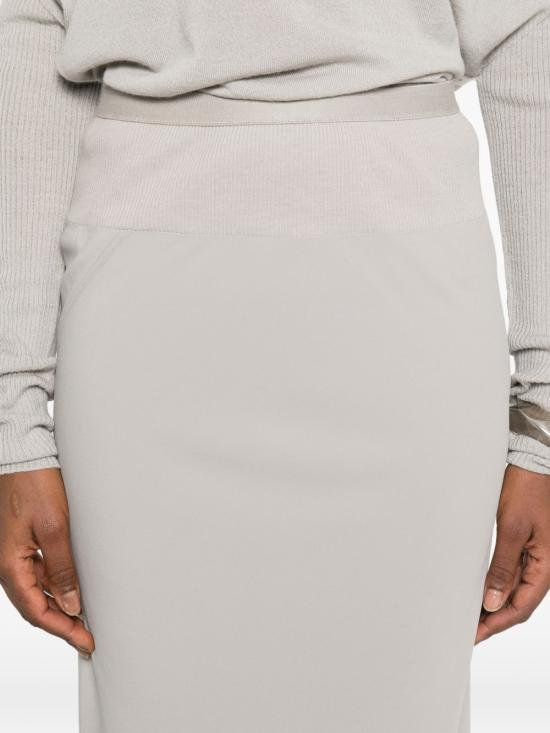 26SS 릭 오웬스 미디 스커트 RP01F6334CC08 WHITE - RICK OWENS