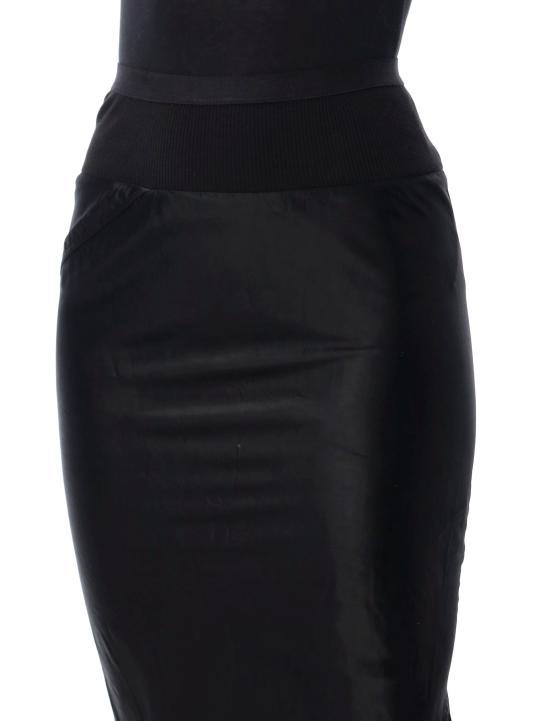 26SS 릭 오웬스 롱 스커트 RP01F6381N09 BLACK - RICK OWENS