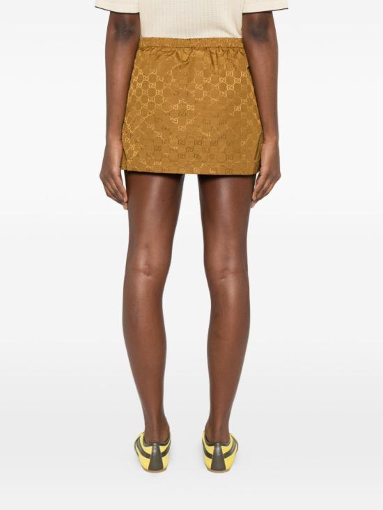 26SS 구찌 숏 스커트 856026ZAUC02709 BROWN - GUCCI