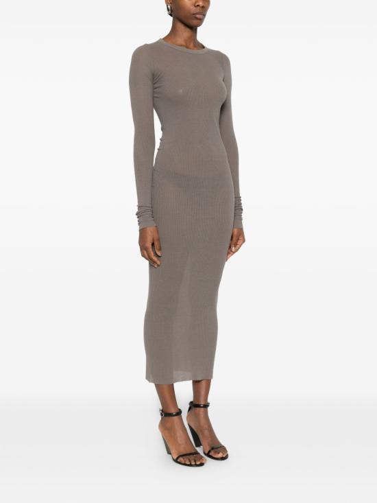 26SS 릭 오웬스 미디 원피스 RP01F6546RC34 GREY - RICK OWENS