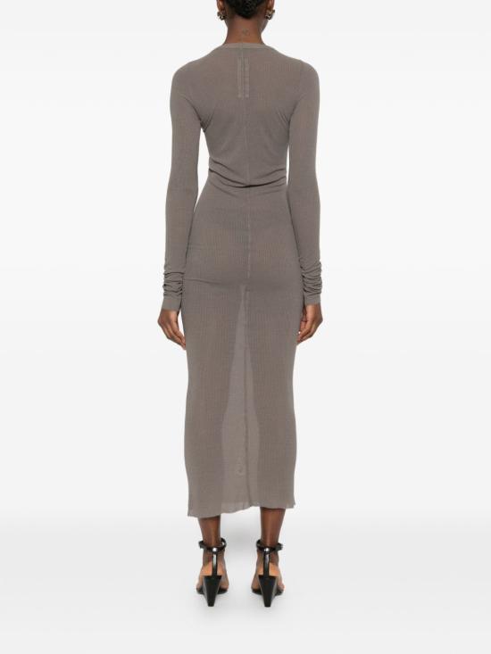 26SS 릭 오웬스 미디 원피스 RP01F6546RC34 GREY - RICK OWENS