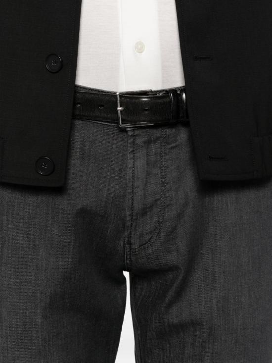 26SS 엠포리오 아르마니 스트레이트 팬츠 EM000121AF22814M8001 GREY - EMPORIO ARMANI