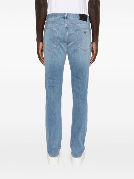 26SS 엠포리오 아르마니 스트레이트 팬츠 EM000121AF22800MB003 CLEAR BLUE - EMPORIO ARMANI