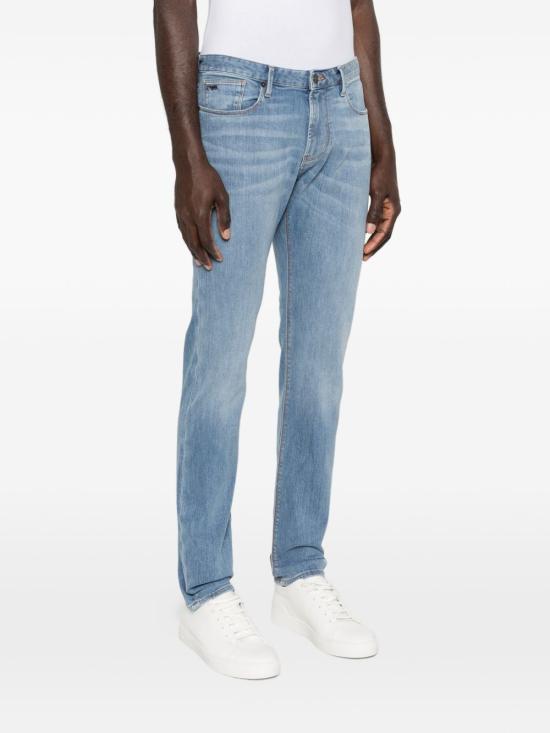 26SS 엠포리오 아르마니 스트레이트 팬츠 EM000121AF22800MB003 CLEAR BLUE - EMPORIO ARMANI