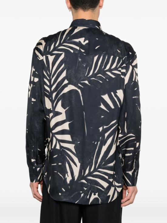 26SS 엠포리오 아르마니 긴팔 셔츠 EM005762AF13285F1047 BLACK - EMPORIO ARMANI