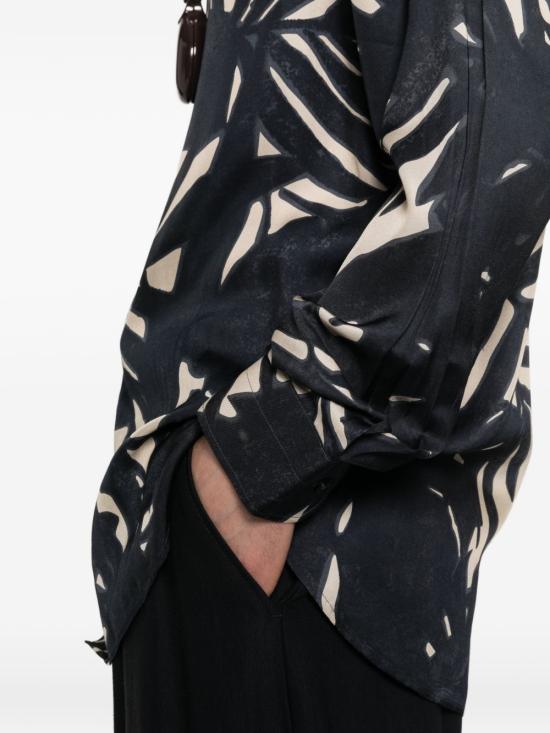 26SS 엠포리오 아르마니 긴팔 셔츠 EM005762AF13285F1047 BLACK - EMPORIO ARMANI