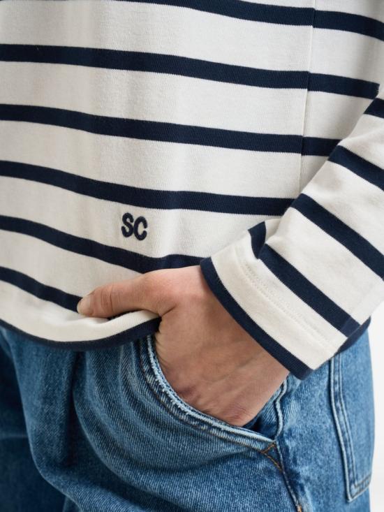 26SS 세미쿠튀르 스웨터 Y6SJ08RG109 BLUE - SEMI-COUTURE