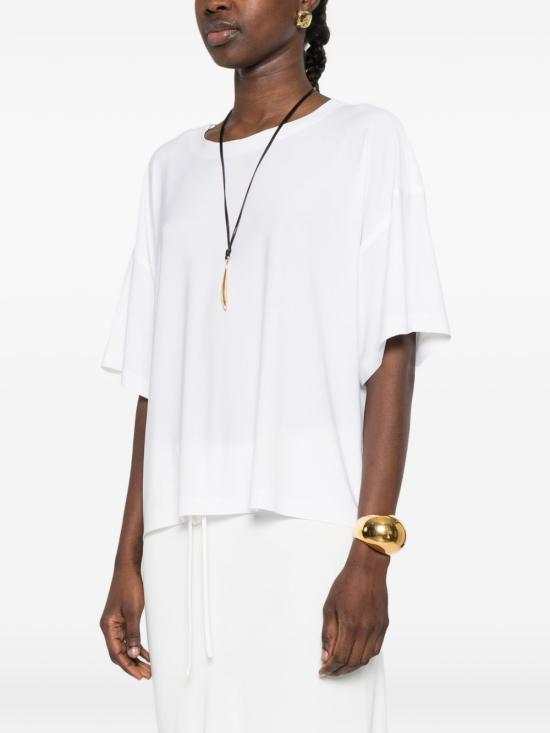 26SS 노마카말리 반팔 티셔츠 KK4256PLT05944 WHITE - NORMA KAMALI