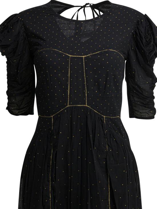 26SS 이자벨마랑에뚜왈 미디 원피스 26PRO1065FAD1J03E01BK BLACK - ISABEL MARANT ETOILE