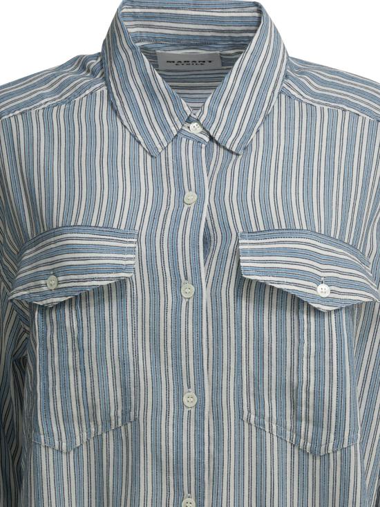 26SS 이자벨마랑에뚜왈 셔츠 26PCH0131FFD1I04E30BU BLUE - ISABEL MARANT ETOILE