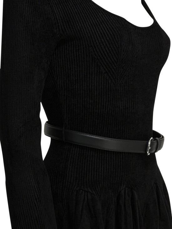 25FW 셀프 포트레이트 미디 원피스 AW25029SBBLACK - SELF PORTRAIT