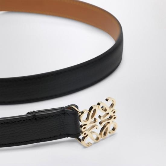 26SS 로에베 레귤러 벨트 E821Z15X02LE 1206 BLACK - LOEWE