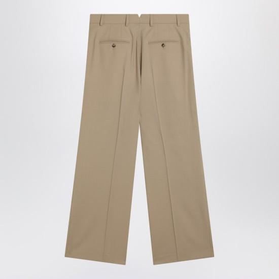 26SS 아미 뉴 울 로우 웨이스트 와이드 트라우저 HTR860WV0194 A036 BEIGE - AMI