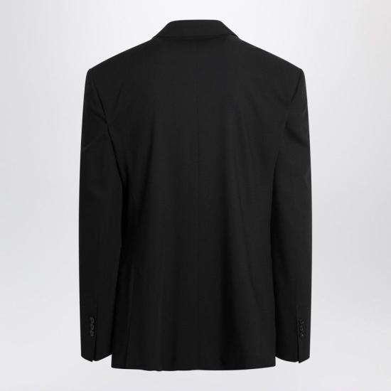 26SS 아미 뉴 울 스트레이트 싱글 브레스티드 자켓 HBV763WV0194 001 BLACK - AMI