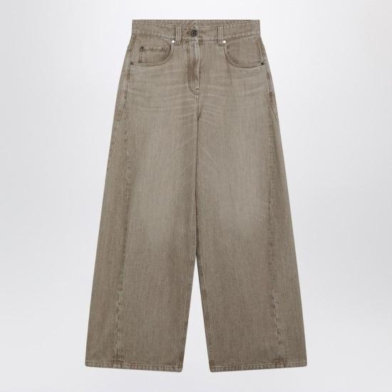 26SS 브루넬로 쿠치넬리 스트레이트 팬츠 MA095P4059DE C9037 BEIGE