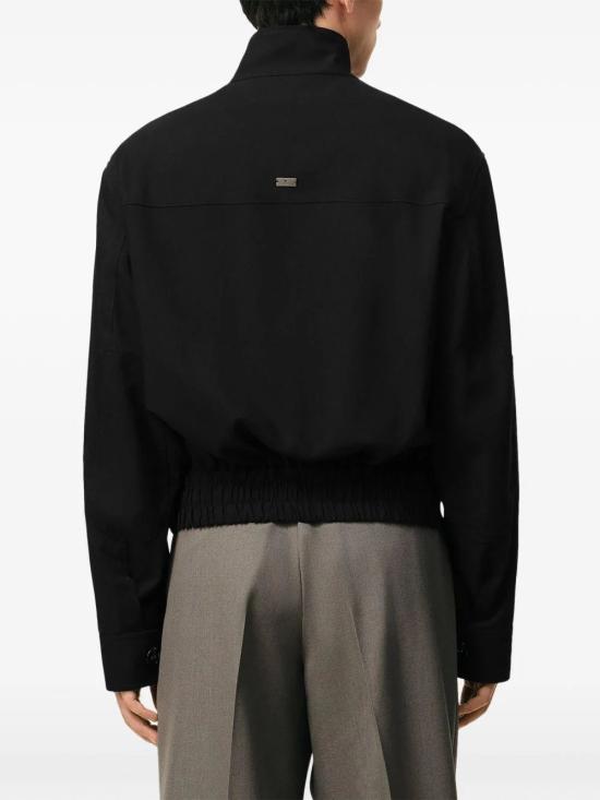 26SS 아미 베이지 뉴 울 해링턴 자켓 HJK876WV0194 001 BLACK - AMI