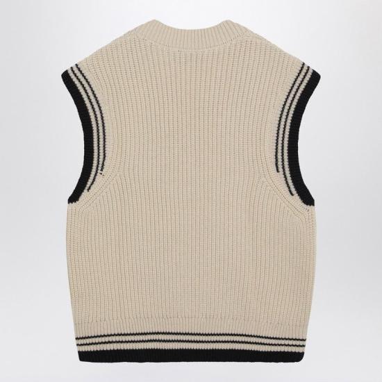 26SS 아미 스웨터 UKS865UKN0161 136 WHITE - AMI