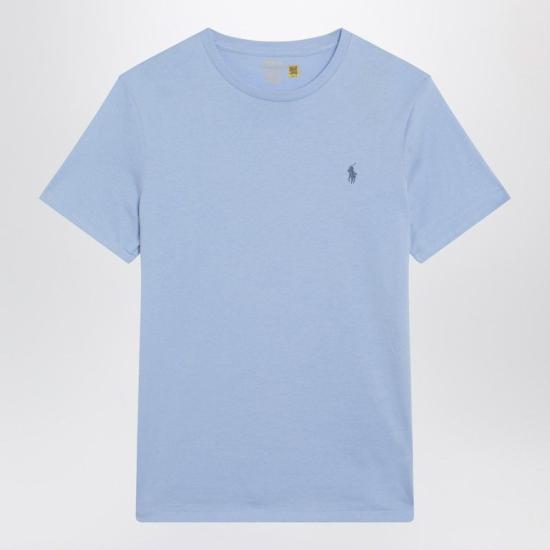26SS 폴로 랄프로렌 포니로고 자수 반팔 티셔츠 710671438020CO AB LIGHT BLUE