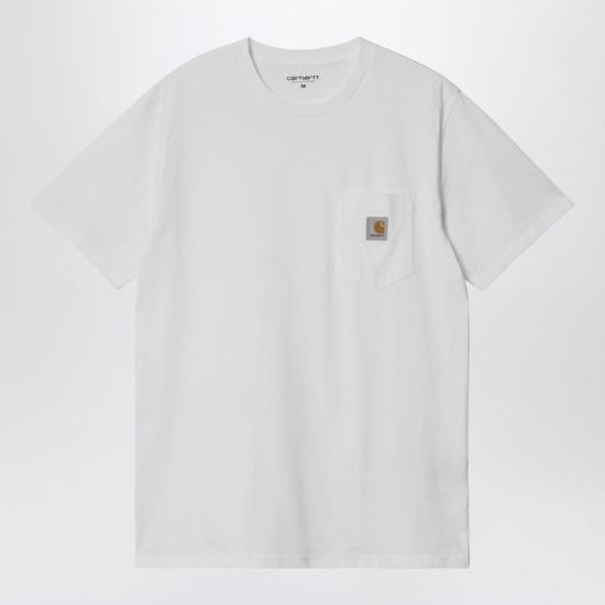 26SS 칼하트 WIP 숏슬리브 포켓 티셔츠 I030434CO 02XX WHITE