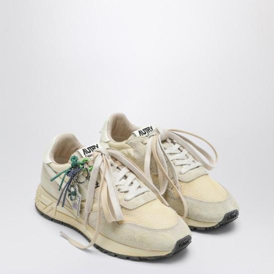 26SS 오트리 릴윈드 나일론 스웨이드 스니커즈 WVLWYS01 BEIGE