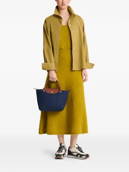 26SS 롱샴 르 플리아쥬 오리지널 핸드백 S L1621089 P68 BLUE - LONGCHAMP