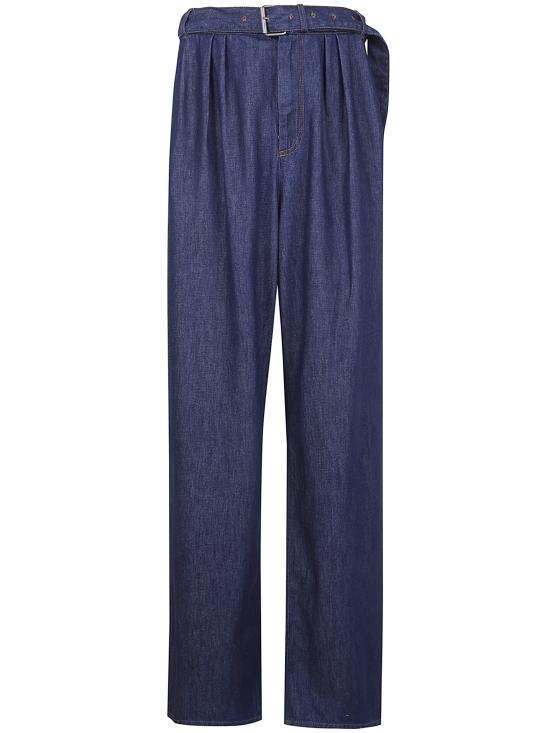 26SS 드리스 반 노튼 스트레이트 팬츠 2610209563385 507 BLUE - DRIES VAN NOTEN