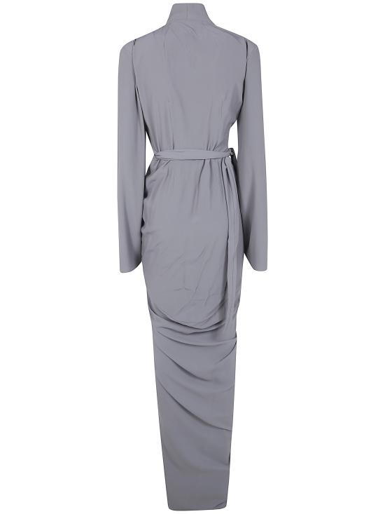 26SS 릭 오웬스 미디 원피스 RP01F6566CC 35 BROWN - RICK OWENS